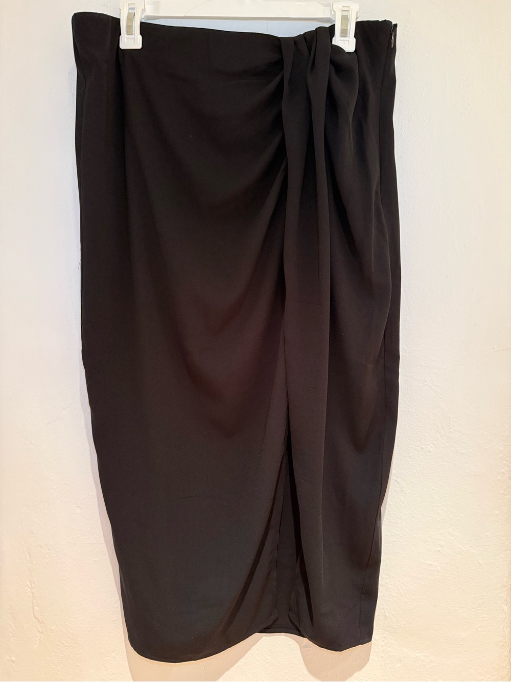 Open Edit Faux Wrap Skirt
